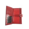 Prostorná peněženka - červená 480