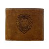 Kožená peněženka se lvem 2430