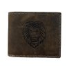 Kožená peněženka se lvem 2430