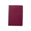 Kožená dokladovka - růžová 3561