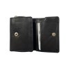 5812 4 damska kozena penezenka cerna