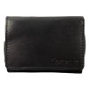 Dámská kožená peněženka - černá 405