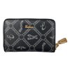Dámská peněženka s módním motivem - černá A1128