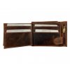 Luxusní pánská kožená peněženka - hnědá 2516