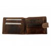Luxusní pánská kožená peněženka - hnědá 2510