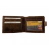 Luxusní pánská kožená peněženka - hnědá 2510
