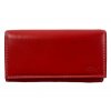 Prostorná dámská kožená peněženka - červená SR17502