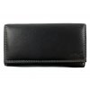 Prostorná dámská kožená peněženka - černá SR17502
