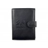 Hunters kožená peněženka - černá KHT306L