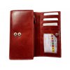 Dámská kožená peněženka Loranzo - červená 732