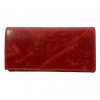 Dámská kožená peněženka Loranzo - červená 732