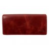 Dámská kožená peněženka Loranzo - červená 735