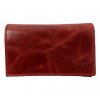 Dámská kožená peněženka Loranzo - červená 744