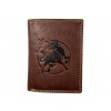 Kožená peněženka zvěrokruh - býk 03