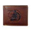 Kožená peněženka zvěrokruh - vodnář 04