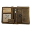 Kožená peněženka orel - hnědá 933/2