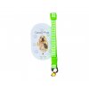 Obojek pro psy s rolničkou - zelená 7837