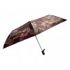 Skládací deštník s květinami - červená 1114