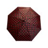 Skládací deštník s puntíky - červená 1114