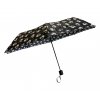 Skládací deštník s motivem - černá 1116