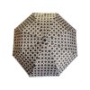 Skládací deštník s motivem - hnědá 1117