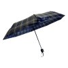 Skládací kostkovaný deštník - modrá 1118