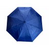 Skládací jednobarevný deštník - modrá 1119