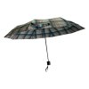 Skládací kostkovaný deštník - šedá 1118
