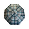 Skládací kostkovaný deštník - šedá 1118