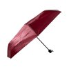 Jednobarevný skládací deštník - tmavě červená 1122
