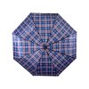 Kostkovaný skládací deštník - červenomodrá 1123