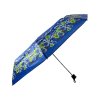 Skladácí deštník s motivem květin - modrá 1124