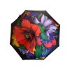 Skladácí deštník s motivem - černá 1130