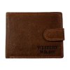 Kožená peněženka Wild - hnědá 3332