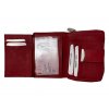 Dámská kožená peněženka - červená 3128