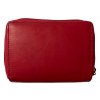 Dámská kožená peněženka - červená 3128