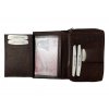 Dámská kožená peněženka - hnědá 3128
