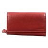 Dámská kožená peněženka - červená 3107